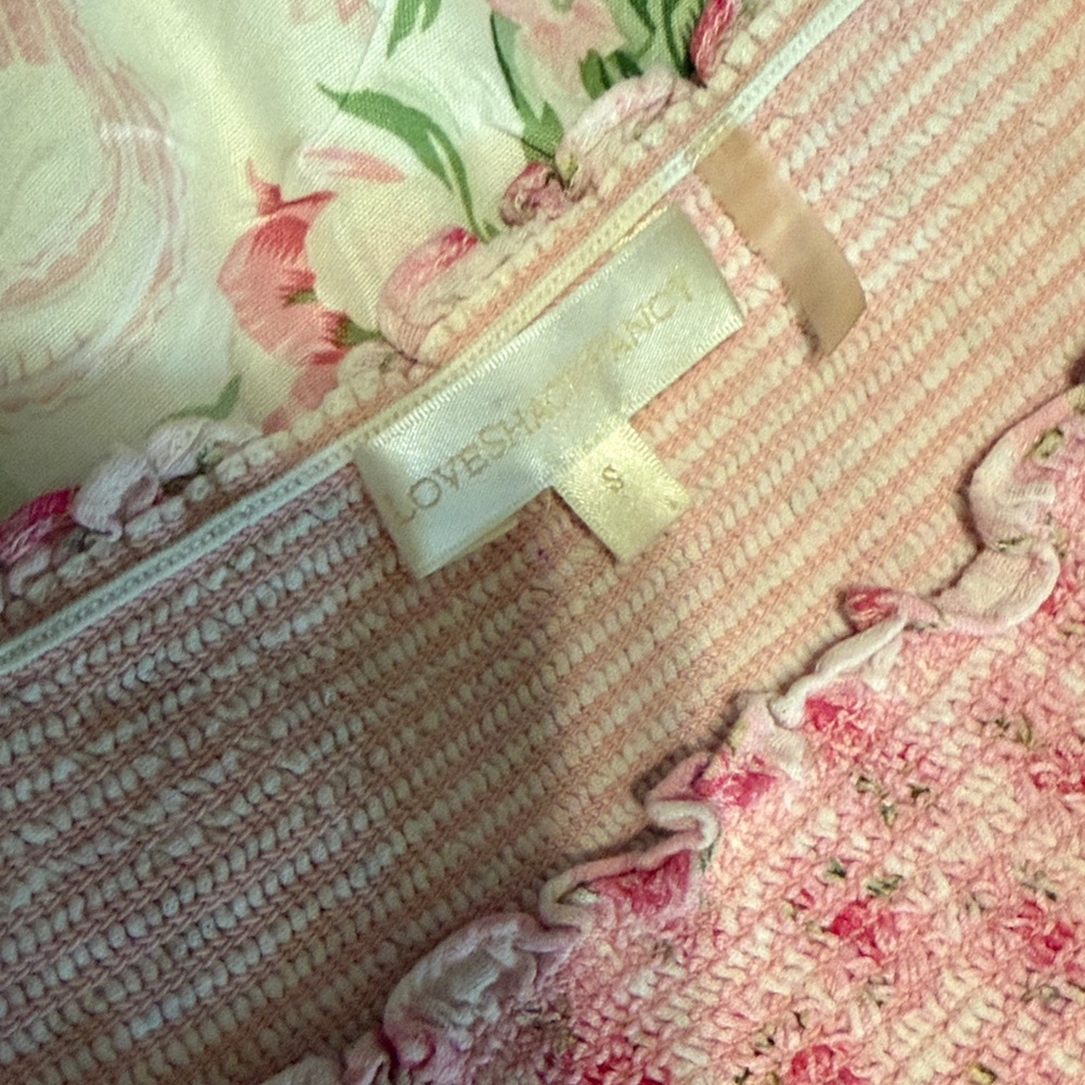 LoveShackFancy Pink Patterned Dress - image 7